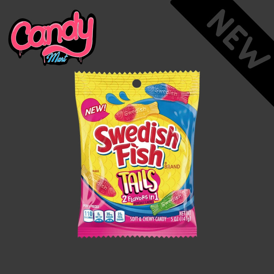 Swedish Fish Tails 102g – CandyMart-UK